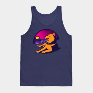 Vaporwave Doge Tank Top